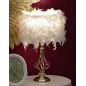 LAMPA STOŁOWA TARTY BIAŁA 25x54 cm